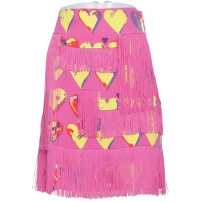 Kjol (Rosa, Gul, Flerfärgad) från Versace for H&M Elastan, Polyester, Silke