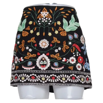 Rok (Zwart, Meerkleurig) van Zara Woman