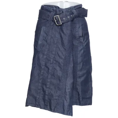 Wrap skirt (Blue) from Sportmax Code Cotton, Cupro, Elastane