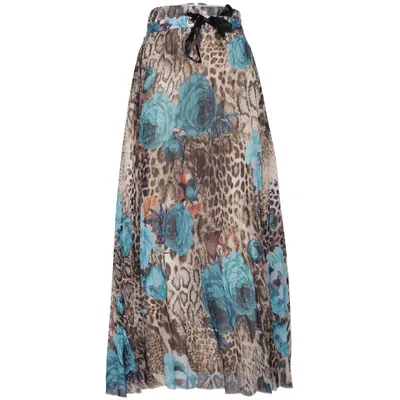 Långkjol (Brun, Flerfärgad) från Pfeffinger Polyester