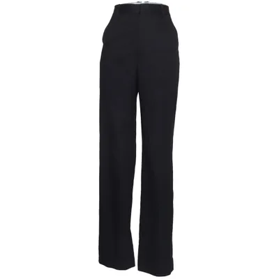 Pantalon de costume (Noir) de Filippa K Élasthane, Polyester, Laine