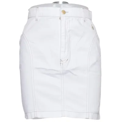Jupe en jean (Blanc) de Roccobarocco