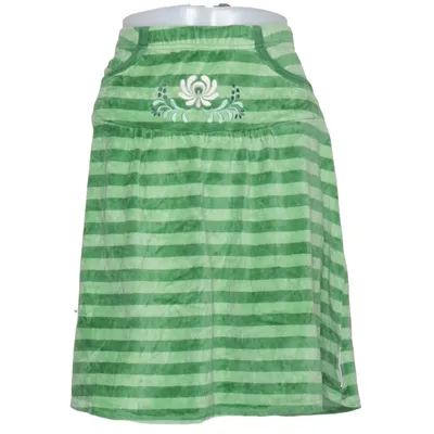 Rok (Groen) van Blutsgeschwister Katoen, Elastaan, Polyester
