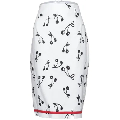 Kjol (Vit, Svart, Röd) från Banned Retro Bomull, Elastan, Polyester