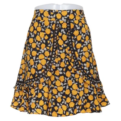 Rock (Schwarz, Gelb) von Colourful Rebel Polyester, Viskose