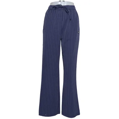 Pantalon patte d'éléphant (Bleu, Blanc) de WRSTBHVR Élasthane, Polyester, Viscose