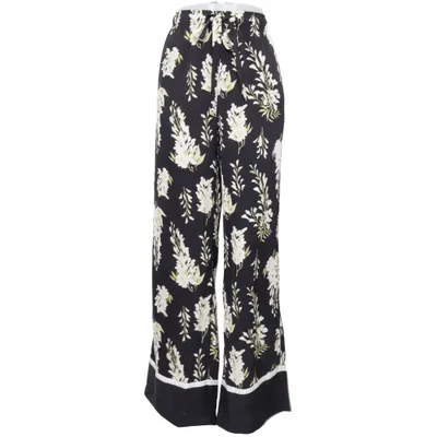 Pantalon patte d'éléphant (Noir, Multicolore) de H&M Polyester