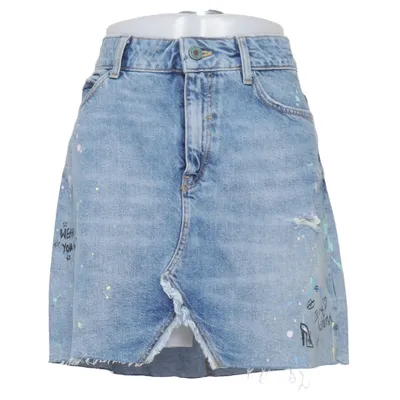 Jeansrock (Blau, Mehrfarbig) von Zara Basic Z1975 Denim Baumwolle