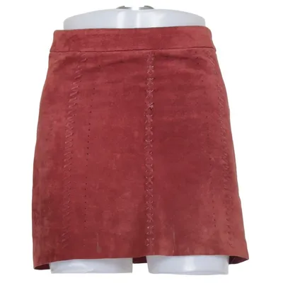 Jupe en cuir (Rouge) de Exclusive Collection Gina Tricot Cuir