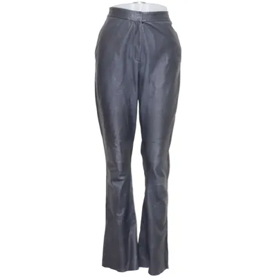 Pantalon en cuir (Noir) de Humanoid Coton, Cuir