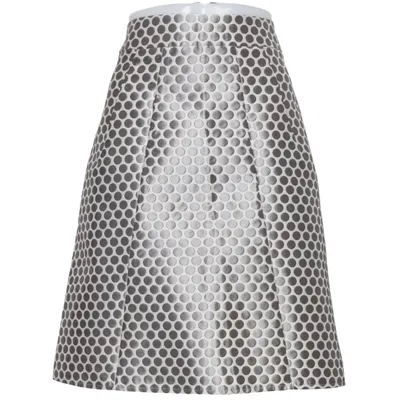 Skirt (Beige, Gray) from Luisa Cerano Polyester, Viscose