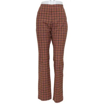 Kostuumbroek (Bruin, Oranje, Zwart) van Claude Zana Elastaan, Polyester, Wol