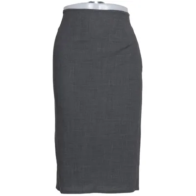 Jupe crayon (Gris) de Piazza Sempione Élasthane, Laine