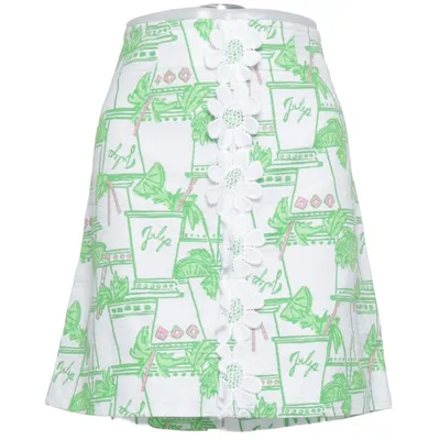 Skirt (White, Green, Pink) from Lilly Pulitzer Cotton