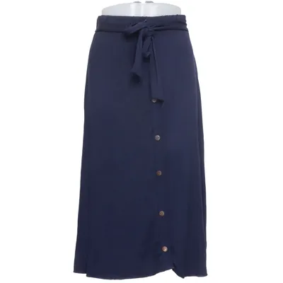 Rok (Blauw) van Marine Katoen, Elastaan