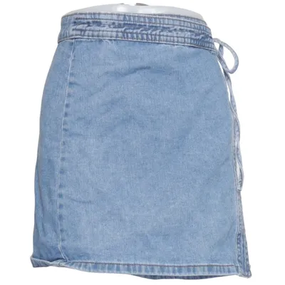 Omlottkjol (Blå) från ONLY Blue Denim Bomull