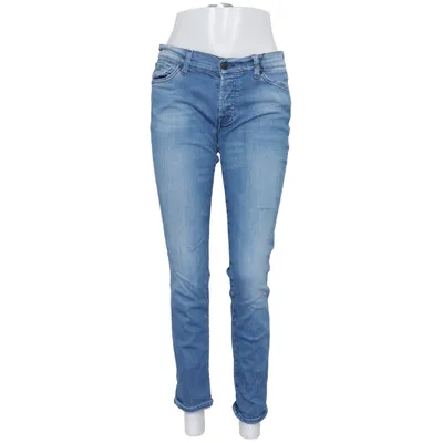 Spijkerbroek (Blauw) van 7 for All Mankind Katoen, Elastaan