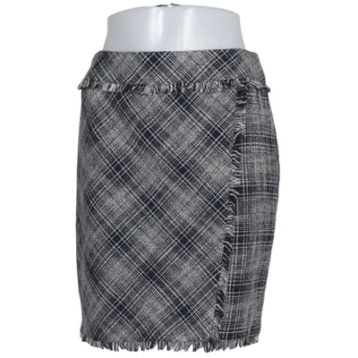 Nederdel (Grå, Sort, Hvid) fra Biaggini Akryl, Bomuld, Polyester, Viscose, Uld