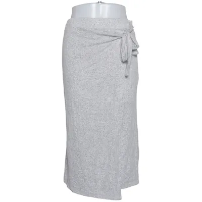 Slå om-nederdel (Grå) fra Stories Elastan, Polyester, Viscose