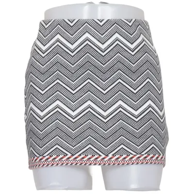 Rok (Zwart, Wit) van Zara Trafaluc Katoen, Elastaan, Polyamide