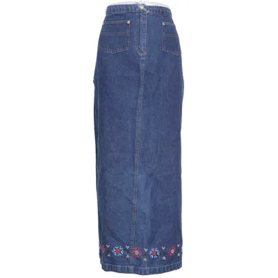 Jeanskjol (Blå, Flerfärgad) från Connect Bomull
