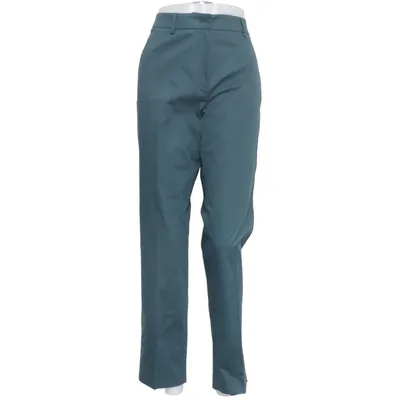 Kostuumbroek (Groen) van Weekend MaxMara Katoen, Elastaan