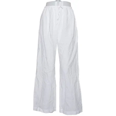 Pantalon patte d'éléphant (Blanc) de Bershka