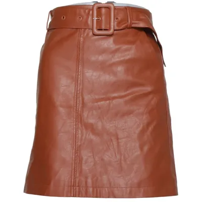 Nederdel (Brun) fra Lili Sidonio x Molly Bracken Elastan, Polyester