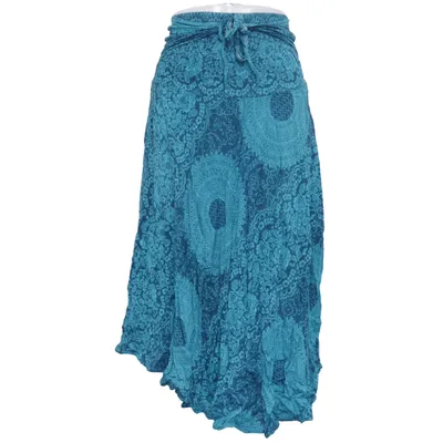 Maxi skirt (Blue, Turquoise, Multicolored) from Guru Shop Viscose