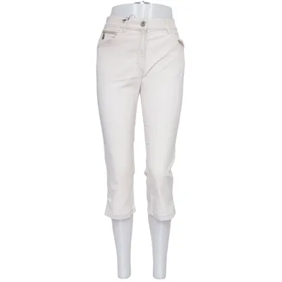 Driekwart broek (Beige) van Zerres Katoen, Elastaan, Polyester