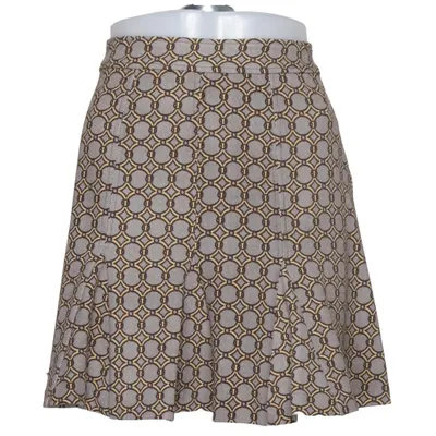 Nederdel (Brun, Gul, Hvid) fra Silvian Heach Elastan, Polyester