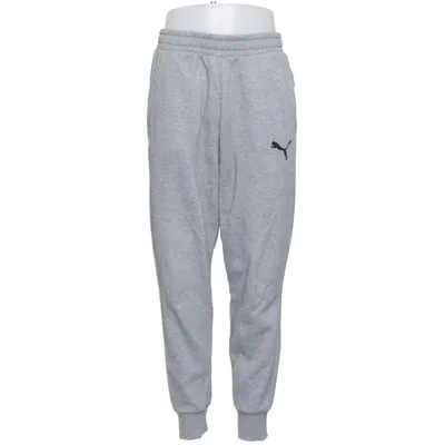 Pantalon de survêtement (Gris) de Puma Coton, Élasthane, Polyester
