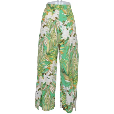 Pantalon patte d'éléphant (Vert, Jaune, Blanc) de Sweet Girl Polyester