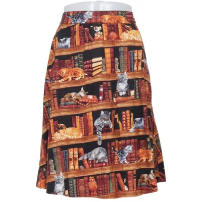 Rok (Zwart, Bruin, Meerkleurig) van Retrolicious Katoen