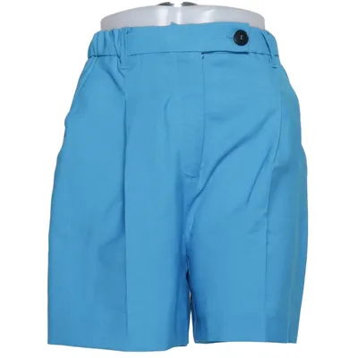 Short (Bleu) de Bershka Élasthane, Polyester, Viscose
