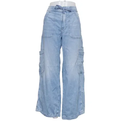 Cargohose (Blau) von American Eagle Baumwolle, Elasthan, Leinen, Lyocell
