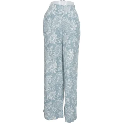 Pantalon patte d'éléphant (Vert) de Vintage Stories Viscose