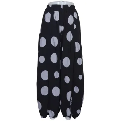 Harem pants (Black, White) from Moonshine Elastane, Polyester, Viscose