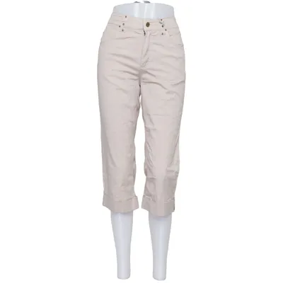 Driekwart broek (Beige) van Skimra Katoen, Elastaan