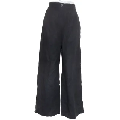 Palazzo pants (Black) from H&M Cotton, Linen, Polyester, Viscose