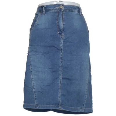 Spijkerrok (Blauw) van Brandtex Copenhagen Katoen, Elastaan, Polyester