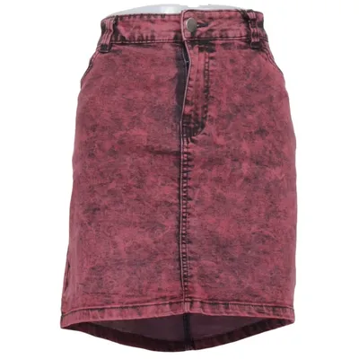 Denim skirt (Red, Black) from Janina