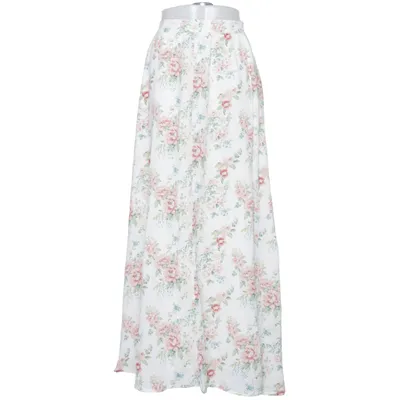 Maxi skirt (White, Pink, Green, Blue) from Shein Polyester