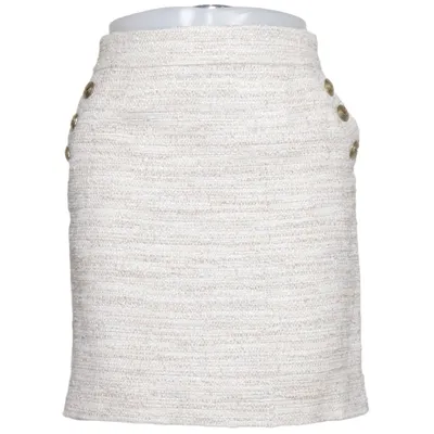 Nederdel (Beige, Hvid, Flerfarvet) fra Veronica Virta Akryl, Alpacauld, Bomuld, Polyamid, Polyester