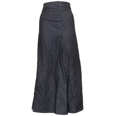 Jeansnederdel (Grå) fra Selection by Ulla Popken Bomuld, Elastan, Polyester, Viscose
