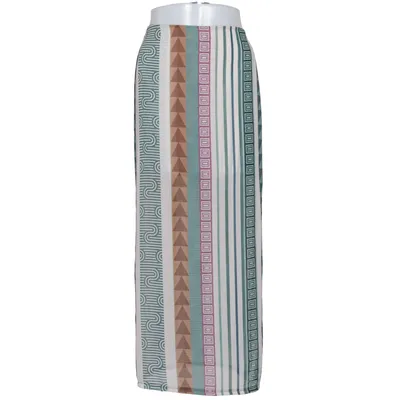 Jupe longue (Beige, Vert, Marron) de Puritan