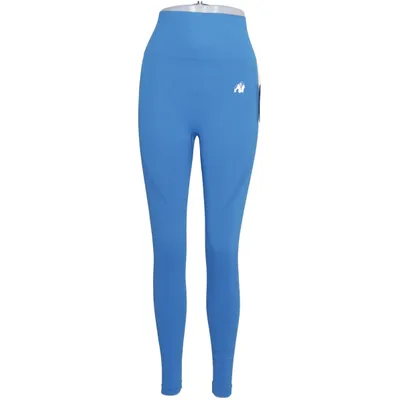 Sports tights (Blue) from Gorilla Wear Elastane, Polyamide