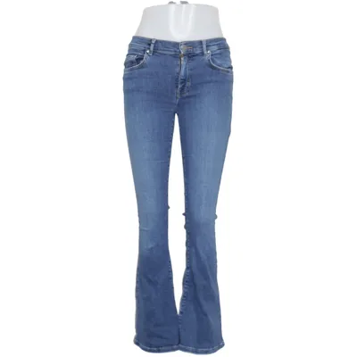 Spijkerbroek (Blauw) van Never Denim Elastaan, Polyester, Gerecycled katoen