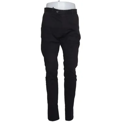 Chinos (Black) from John Henric Cotton, Elastane