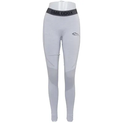 Collants de sport (Gris) de Smilodox Élasthane, Polyamide, Polyester
